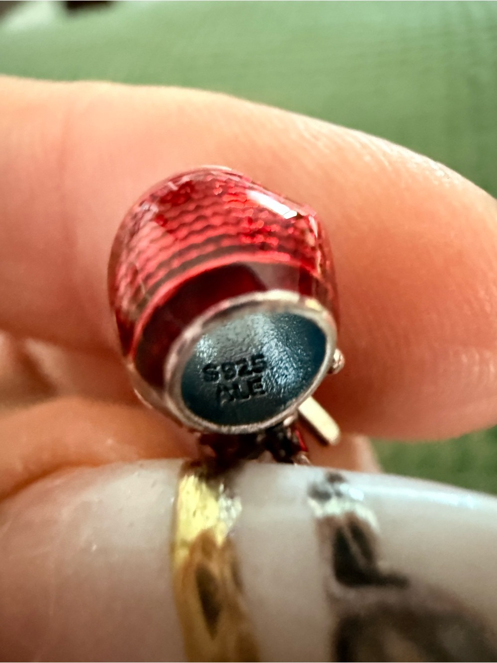 Pandora Red Metallic Deadpool Enamel charm - Picture 7 of 9